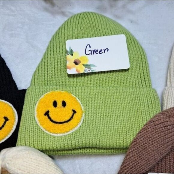 Melody Beanies Smiley Face, Various colors available GREAT GIFT IDEA ADO… - Picture 1 of 16